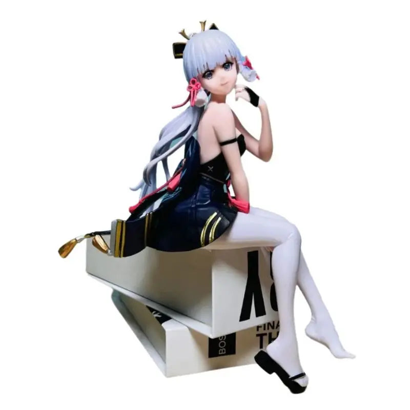 18cm Genshin Impact Anime Figure Kamisato Ayaka Sexy Beauty Girl Action Figures Decor Collectible Model Doll Toys Xams Gift