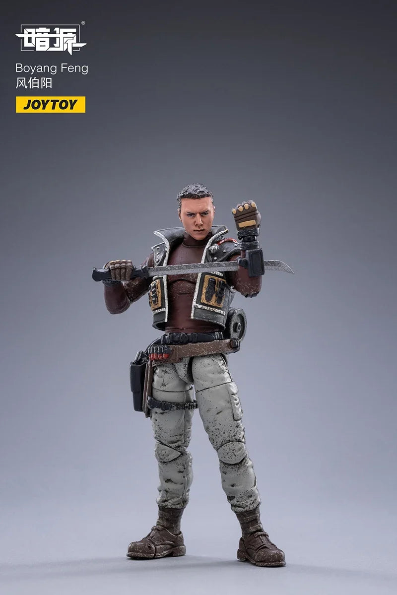 JOYTOY 1/18 Action Figure Dark Source Characters Trio Toy Soldiers Anime Figurines Military Model for Hobby Collection