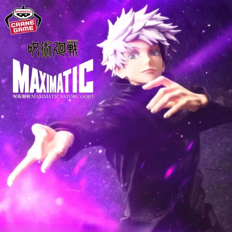 In Stock BANPRESTO Jujutsu Kaisen MAXIMATIC Satoru Gojo Anime Figure Doll  Model Collection Toys WY