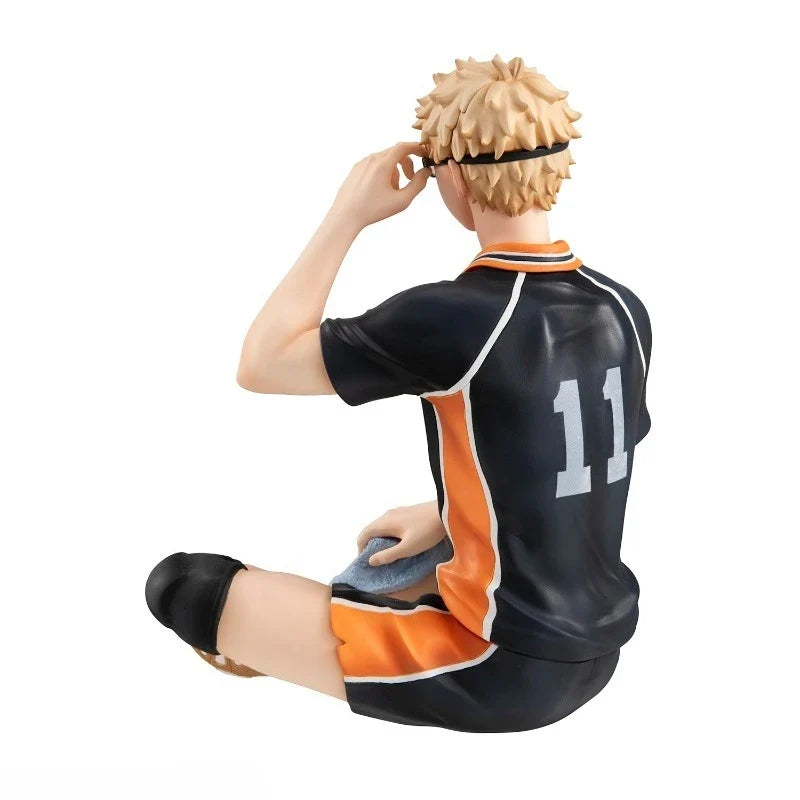 Haikyuu!! MegaHouse Tsukishima Kei 100% Original genuine 110mm PVC Action Anime Figure Model Toys Figure Collection Doll Gift