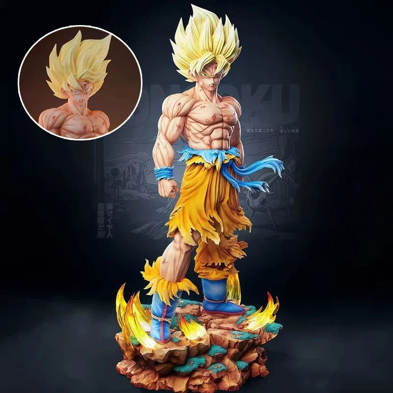 29cm Dragon Ball Z Jt Statue Son Goku Figure Super Saiyan Goku Action Figures Desktop Ornamen Collection Mode Toys Gifts
