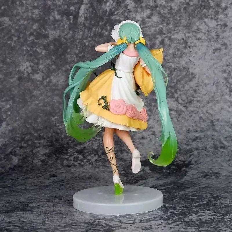 Popular New Product Hatsune Miku Figurine Fairy Tale Wonderland Sleeping Beauty Rabbit Hatsune Anime Desktop Figurine Decoration