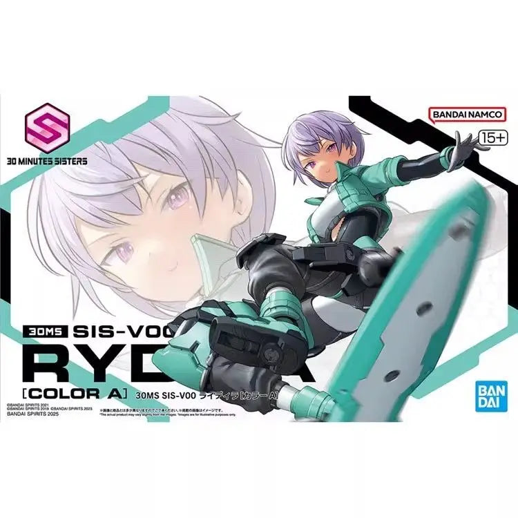 Original Bandai 30 Minutes Sisters 30ms Sis-V00 Rydira Color A Figure Finished Model Kit Anime Full Action Toy Gifts Forkid