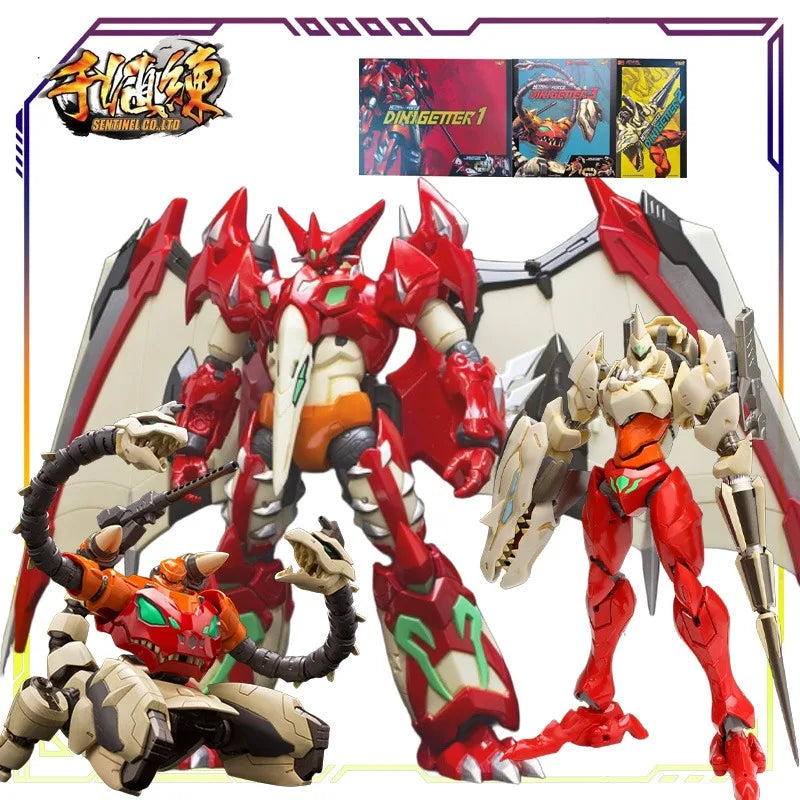 SENTINEL CO.LTD Original METAMOR-FORCE Series Dinosaur Tower No.1 Machine Action Figure Model Toys Collectible Model for Boys