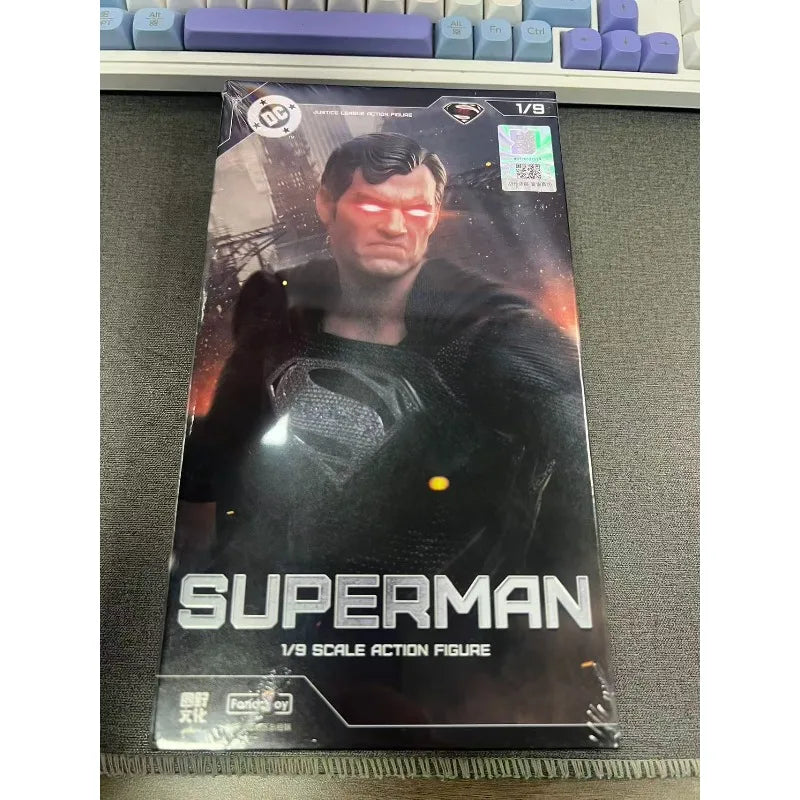 Original FondJoy Black Superman 2.0 Actionfigur DC Zack Snyder's Justice League Figuren 1/9 Super Man PVC Modellpuppe Spielzeug Kind