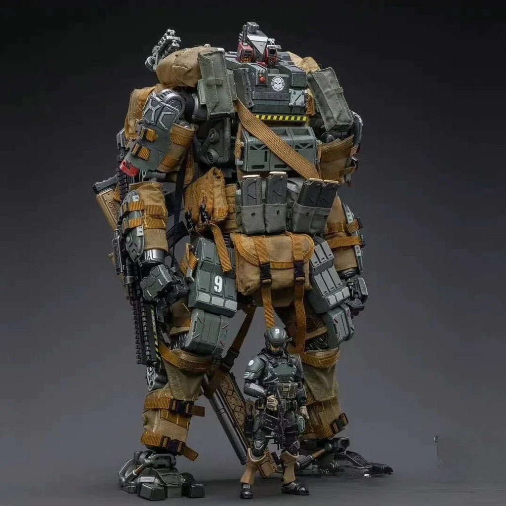 JOYTOY 06 Heavy-mounted assault mecha soldier mecha model 1:18 series 3.75-inch gift toys