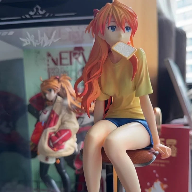New Anime Neon Genesis Action Figure Model Asuka Langley Soryu Desktop Decor Gk Statue Dolls Figures Collect Toy Gift