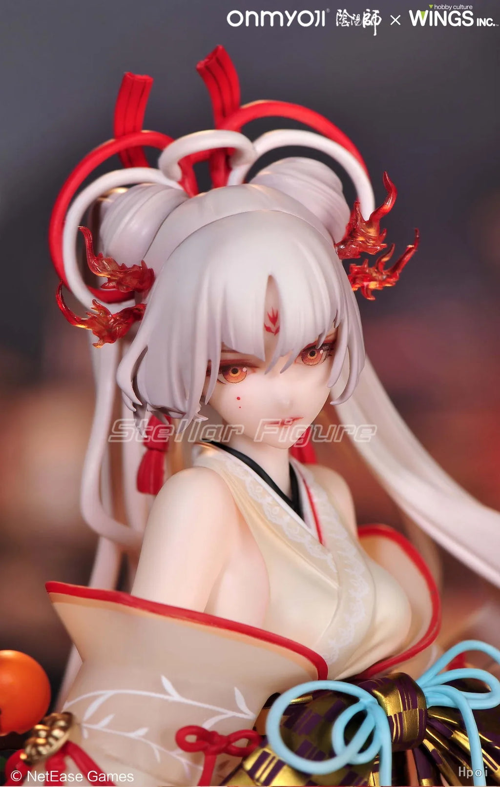 In Stock Original WINGS INC Onmyoji Shiranui Night Fire Lige Figures Model Anime Collection