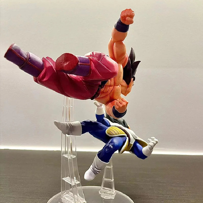 Anime Dragon Ball Z Kaiouken Goku Vs Vegeta Figure Super Saiyan Son Goku Action Figurine Pvc Statue Collection Model Toys Gifts