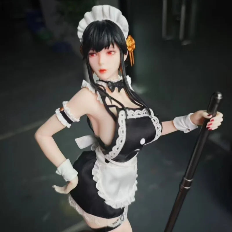 In Stock 36cm Yor Forger Figures Spy×Family Anime Figures Sexy Maid Statue Collection Model Doll Desk Ornament Boys Gift Toys