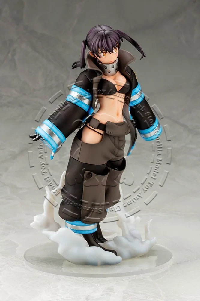 In Stock Original Genuine KOTOBUKIYA ARTFX J Fire Force Tamaki Kotatsu Figure Anime Statue Collectible Gift 195mm Ornament
