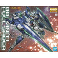 Bandai Original MG Gundam 00 Qan T GNT-0000 1/100 Anime Action Figure Assembly Model Toys Gifts For Children Collectible Kit