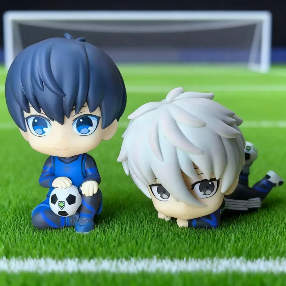 Blue Lock Anime Figure Isagi Yoichi Chigiri Hyoma Bachira Meguru Nagi Seishiro Action Figures Collection Model Figurine Doll Toy