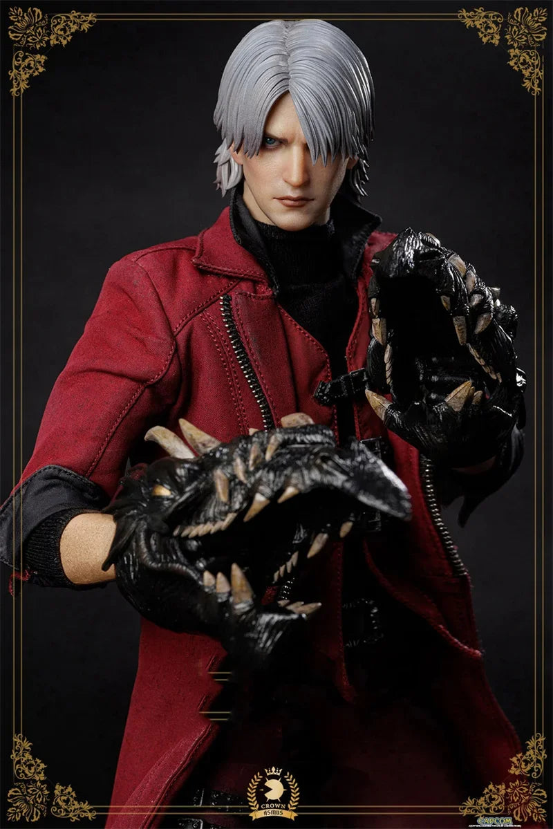 Asmus DMC100LUX 1/6 Scale White Hair Red Clothes Devil Hunter Dante Deluxe Edition Full Set 12inch Action Figure Model Dolls