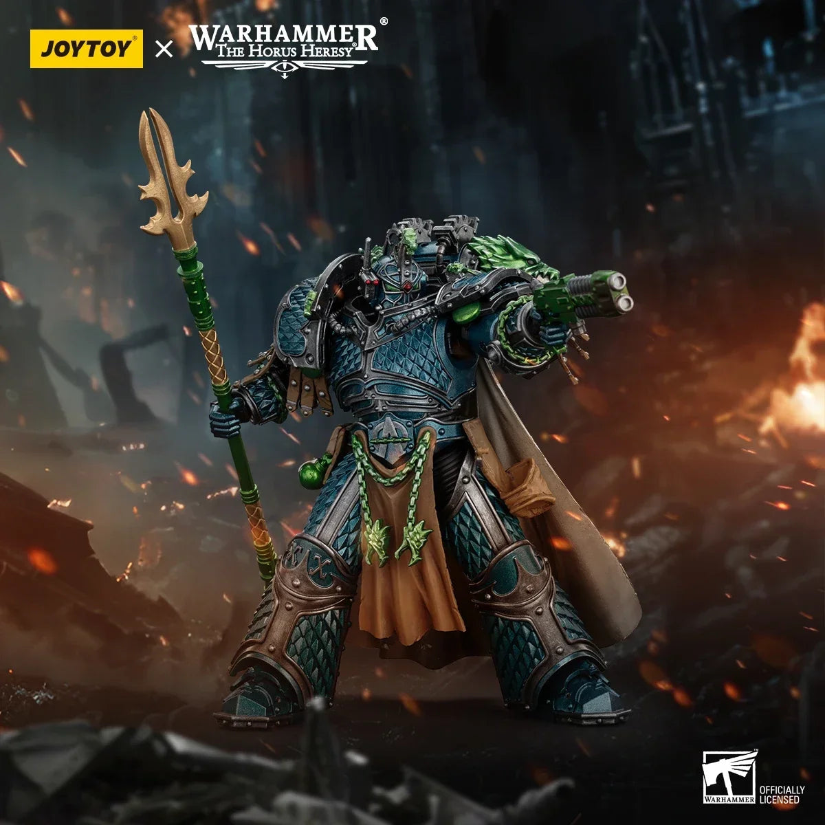 [IN STOCK]JOYTOY Warhammer 40K 1/18 Action Figure Alpha Legion Alpharius  Primarch of the XXth Legion Anime figures Model Toys