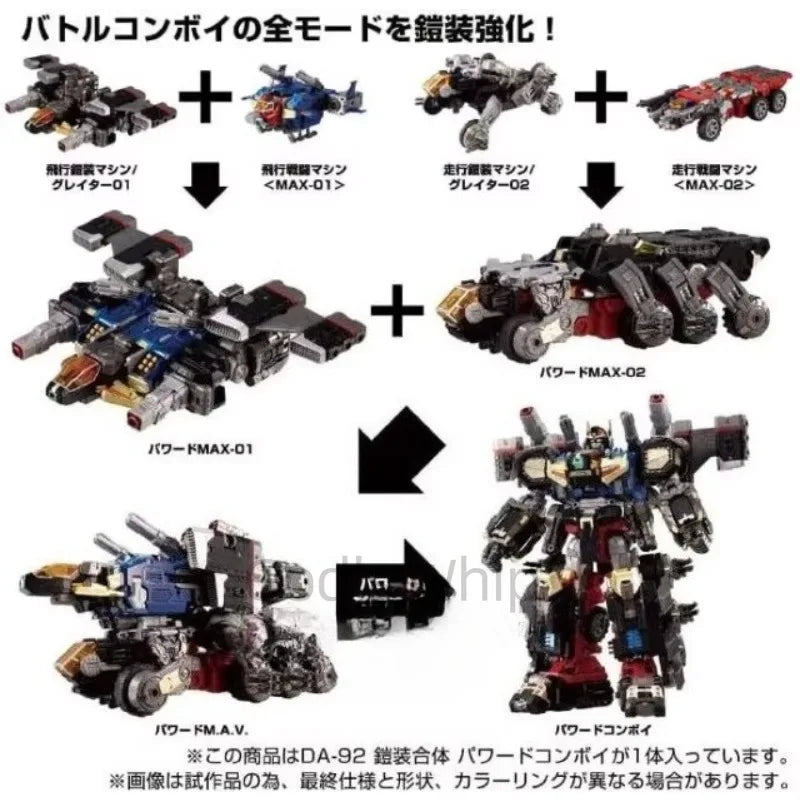 In Stock Diaclone DA-92 Armored Suit Combo Pavadi Armored Power Fleet Collection Gift