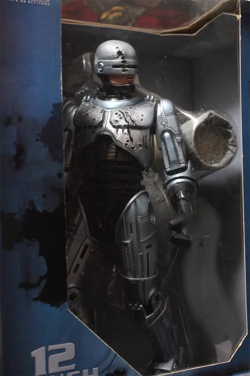 Original Movie Series RoboCop Alex Murphy Action Figure Model Toys 12-inch Collectible Scene Ornaments Gift