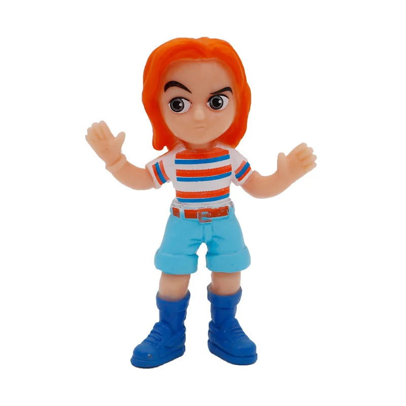 New 6PCS Q Version Figure Wholesale Steve Monster Handheld Figures with Bagged Small PVC Dolls Desktop Decora Gifts