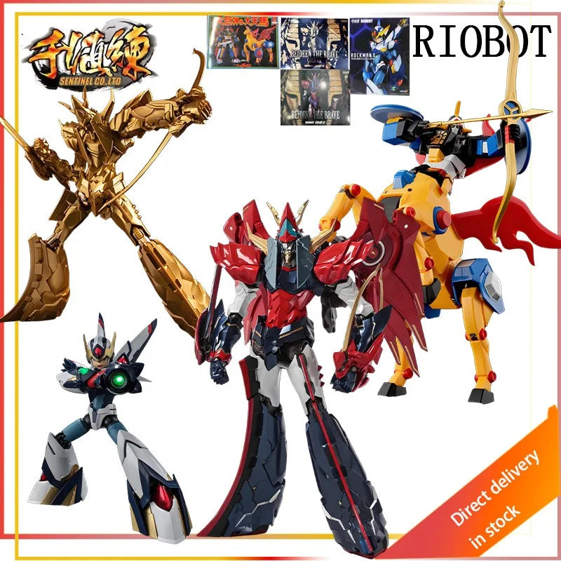 Sentinel-toys  Original Mecha Integrated RIOBOT Series Letin/Mega Man/Giant God&Pegasus Action Figure Model Toys Movable Mode