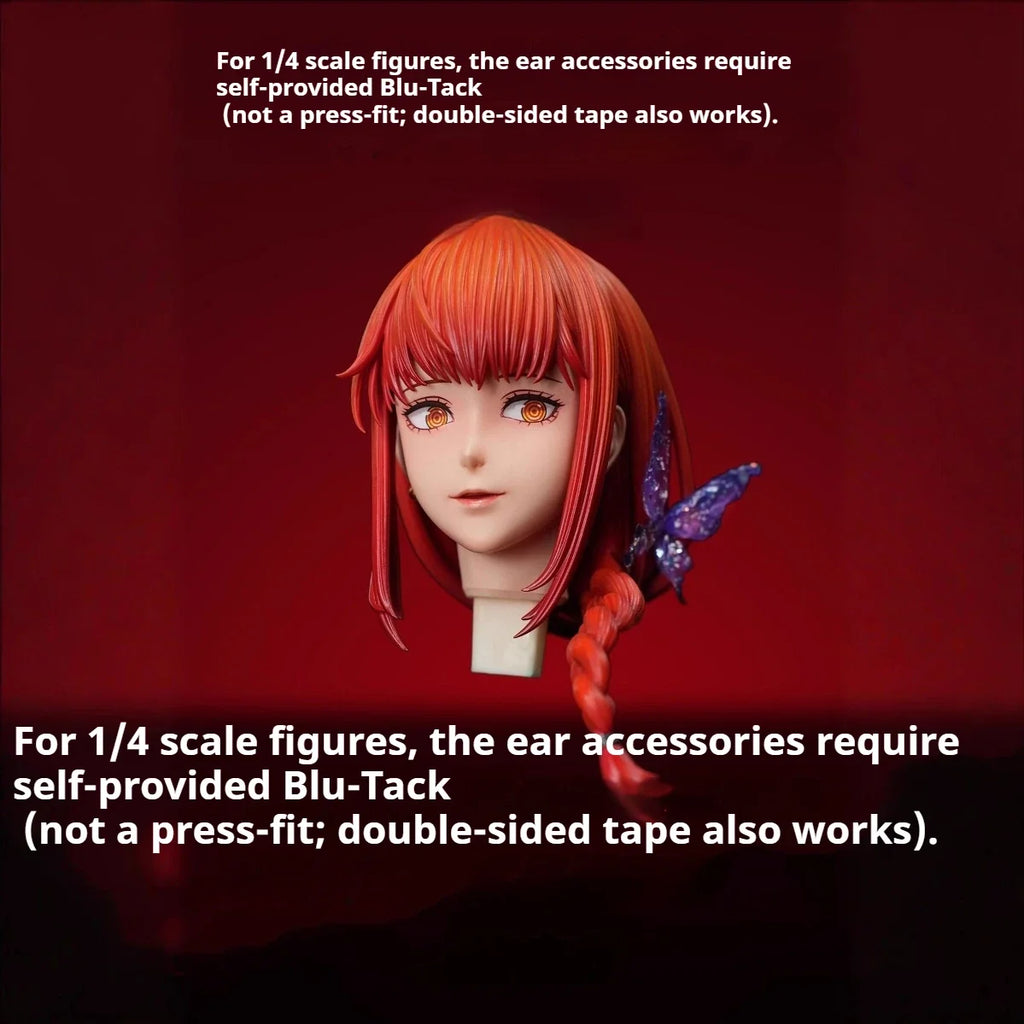 45cm New Chainsaw Man Control Devil Makima Bunny Girl PVC Figure Statue Model Toy