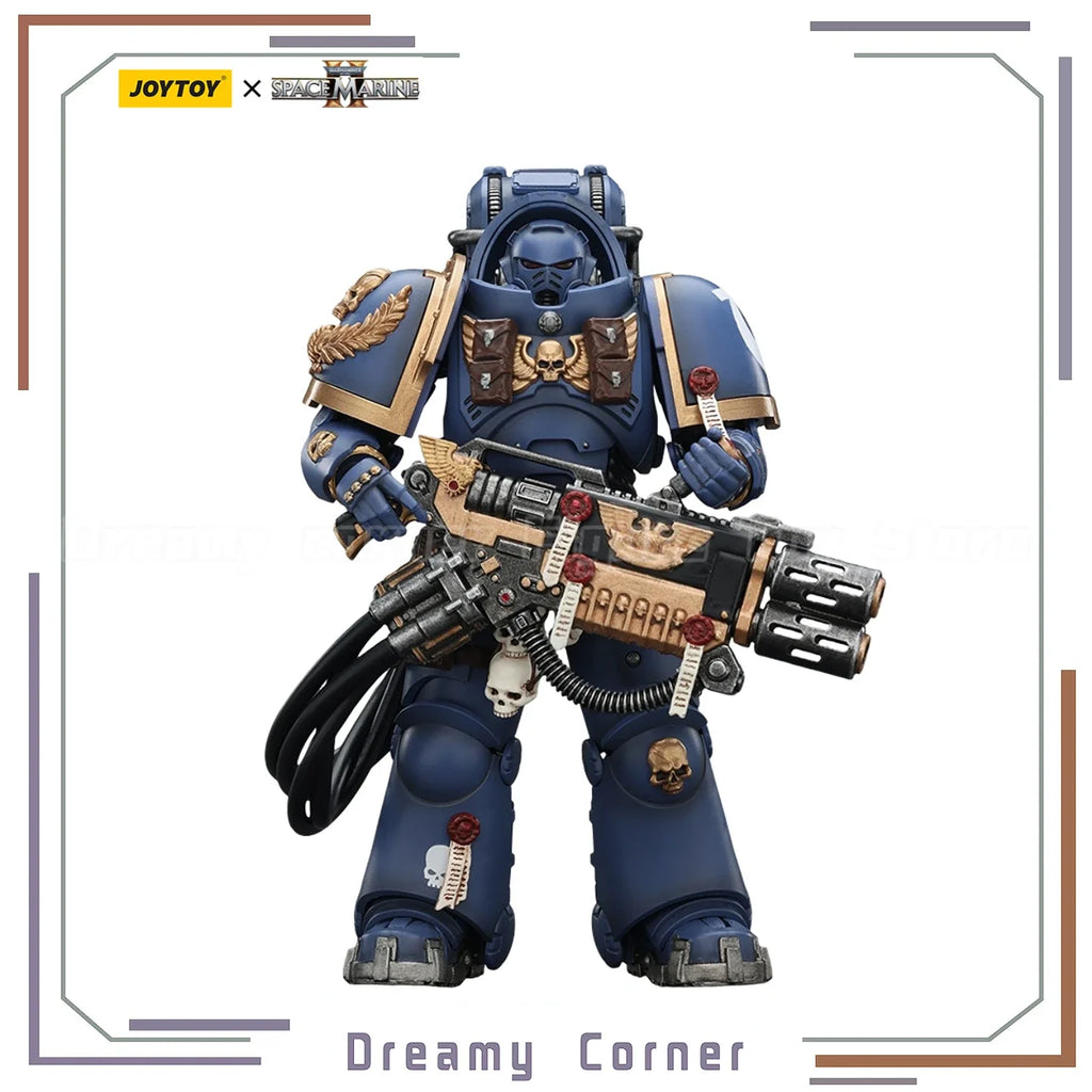 【In Stock】JOYTOY Warhammer 40K Ultramarines Heavy Artificer Armor with Relic Multi Melta 1/18 Action Figure Model Collection