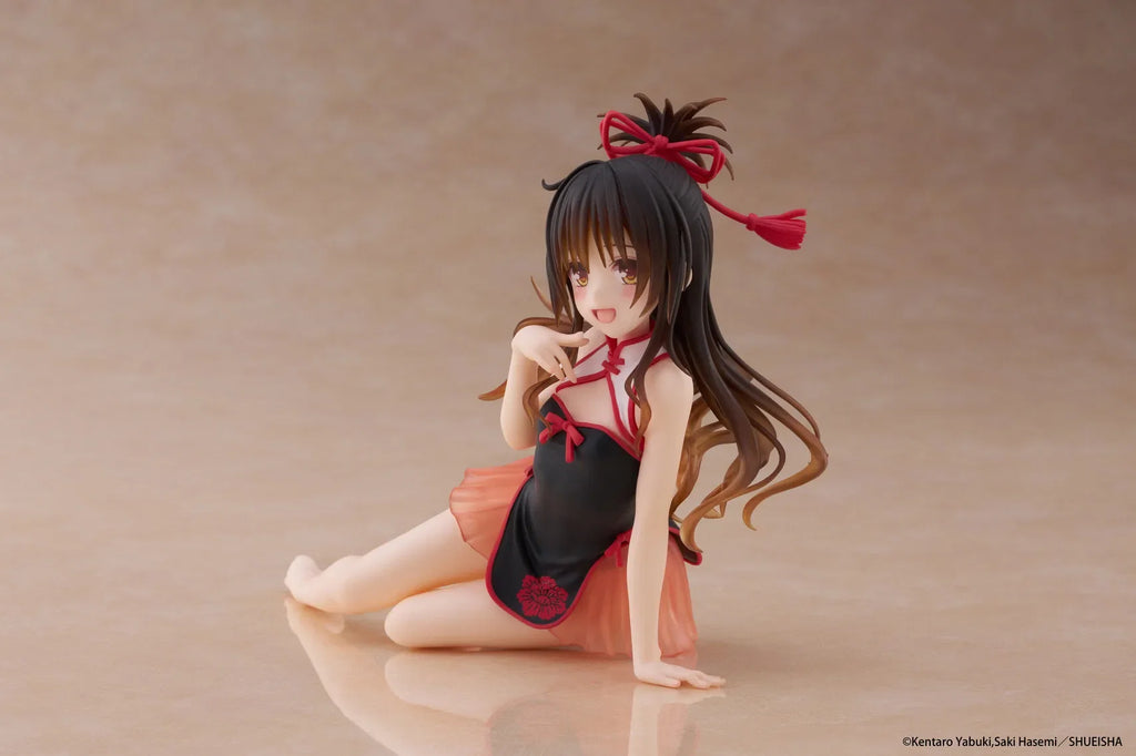 In Stock TAITO Desktop Cute Yuuki Mikan Cheongsam Doll Ornaments Anime Action Figure Toy Gift Model Collection