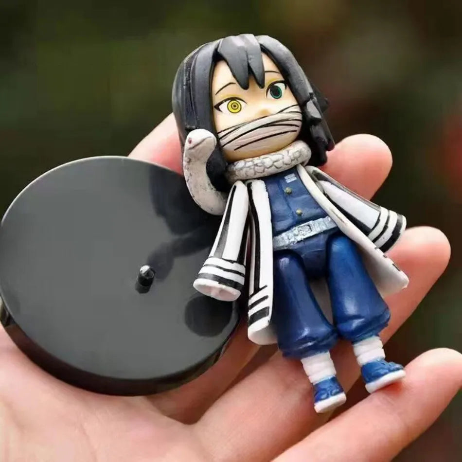 9pcs Anime demon slayer kimetsu no yaiba figure kamado tanjirou action figure agatsuma zenitsu nezuko warrior pvc model toy gift