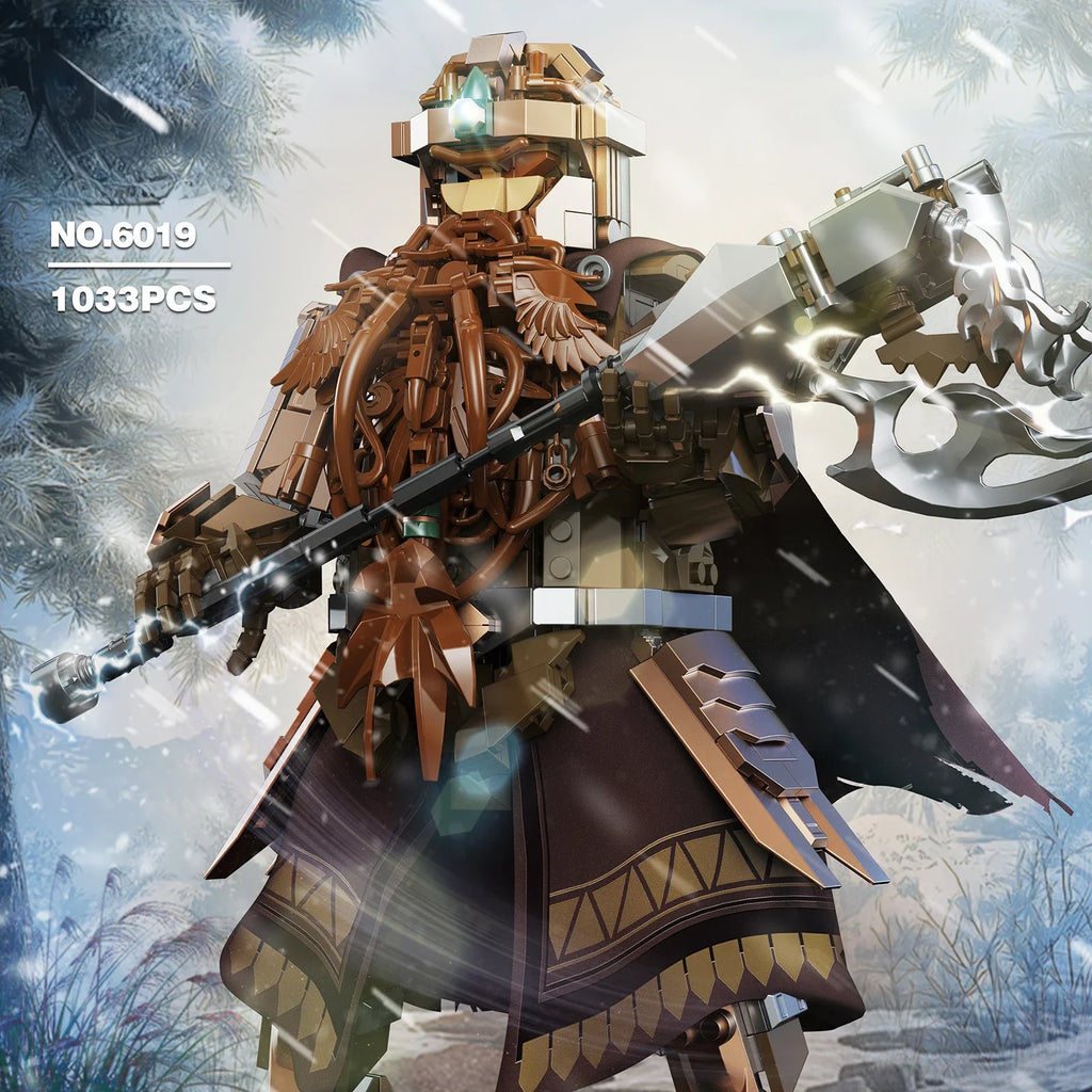 1033PCS Ring Protector Dwarf Warrior Building Blocks Middle-earth Mythology Figure Model Tribal Dwarves Kids Toys Birthday Gifts