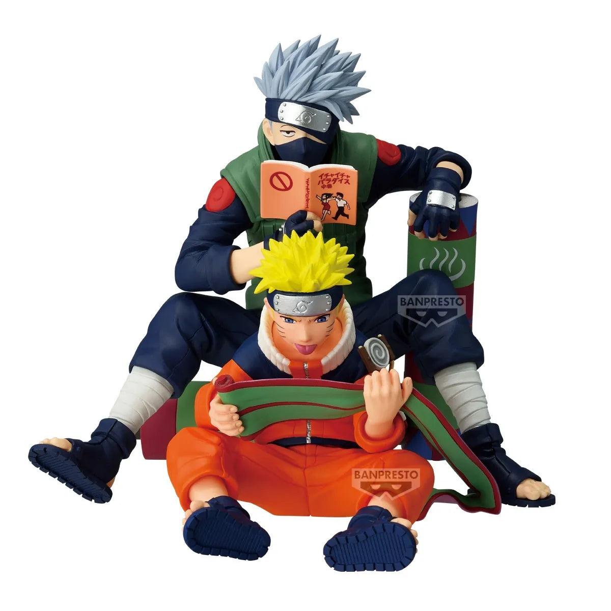 Original BANDAI NARUTO 72 Series Hatake Kakashi Uzumaki Naruto Action Figure Toys PVC Model Collection Anime Figurine