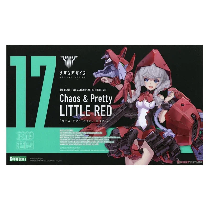 Kotobukiya Original Genuine  KP614 Megami Device 17 Chaos & Pretty Little Red Hood Mobile Suit Girl Anime Figure