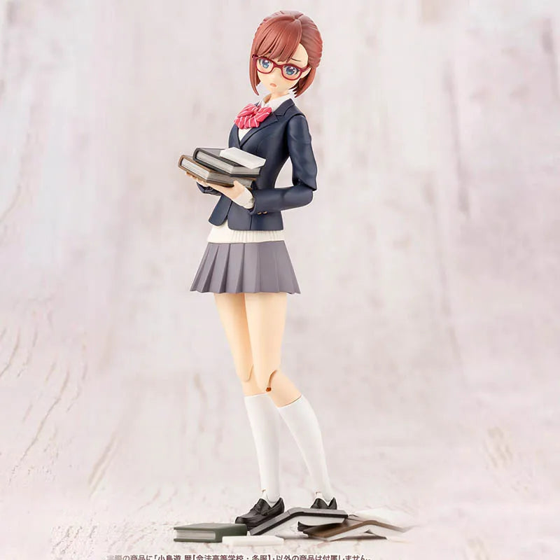 Kotobukiya Creative Color Girls Garden Model Kit Sousaishojoteien Koyomi Takanashi Winter Uniform Anime Action Figures Toys