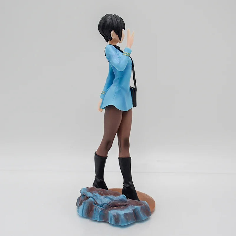 20cm Star Trek Bishoujo Vulcan Science Officer Anime Figures Salute Girl Action Figurine Pvc Statue Collection Model Doll Toy