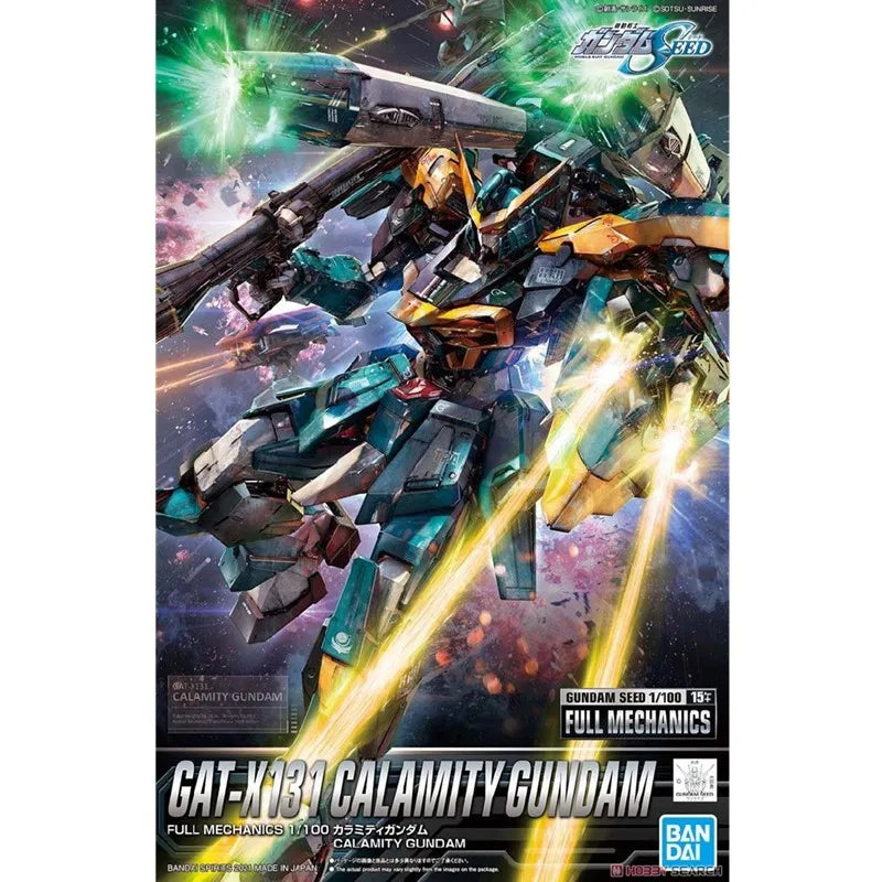 Bandai Genuine Gundam Model Garage Kit FM Series 1/100 FULLMECHANICS RAIDER FORBIDDEN CALAMITY Anime Action Figure Toys for Boys