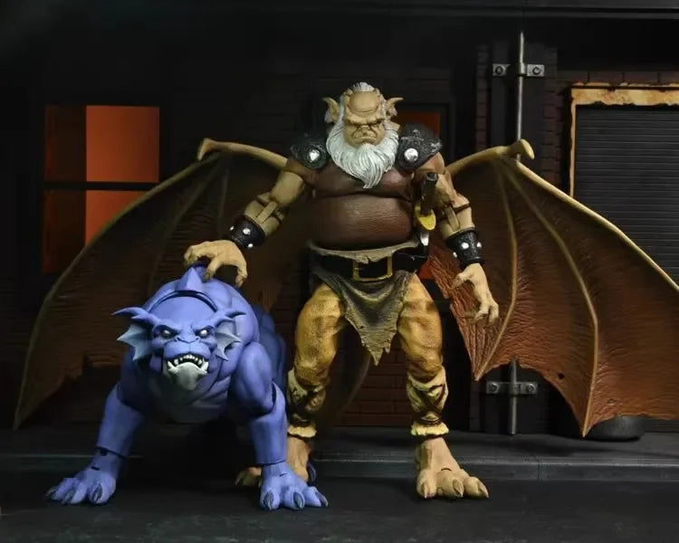 Original Neca Gargoyles Goliath Demona Hudson Anime Movable Action Figure Hand Model Statue Collection Decorative Toy Gift