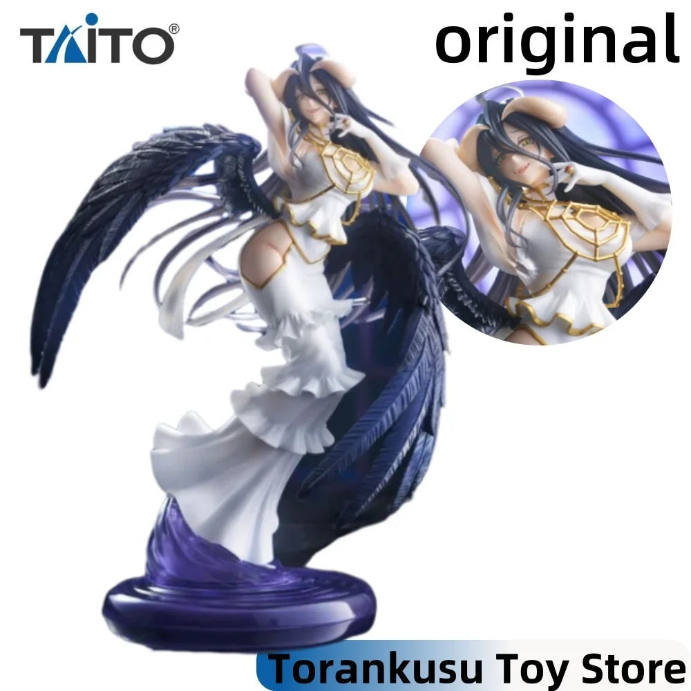 Taito Overlord Anime Albedo T-most Action Figures Model Figurine Original Figuarts Decoration Collection Toys