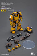 【In Stock】JOYTOY Warhammer 40K Imperial Fists Legion Mklll Tactical Squad Legionary with Bolter 1/18 Action Figure Toys Model