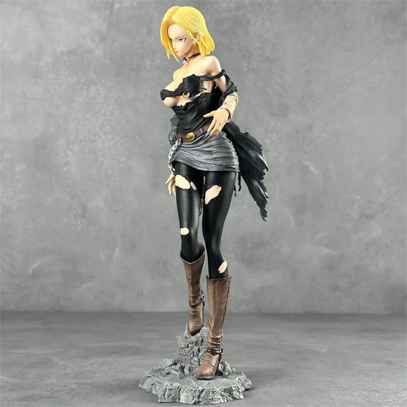 30cm Anime Dragon Ball Z Figures Android 18 Figure Doll Action Pvc Collection Hero Belief X Hunter Fan Decor Children Gifts Toy