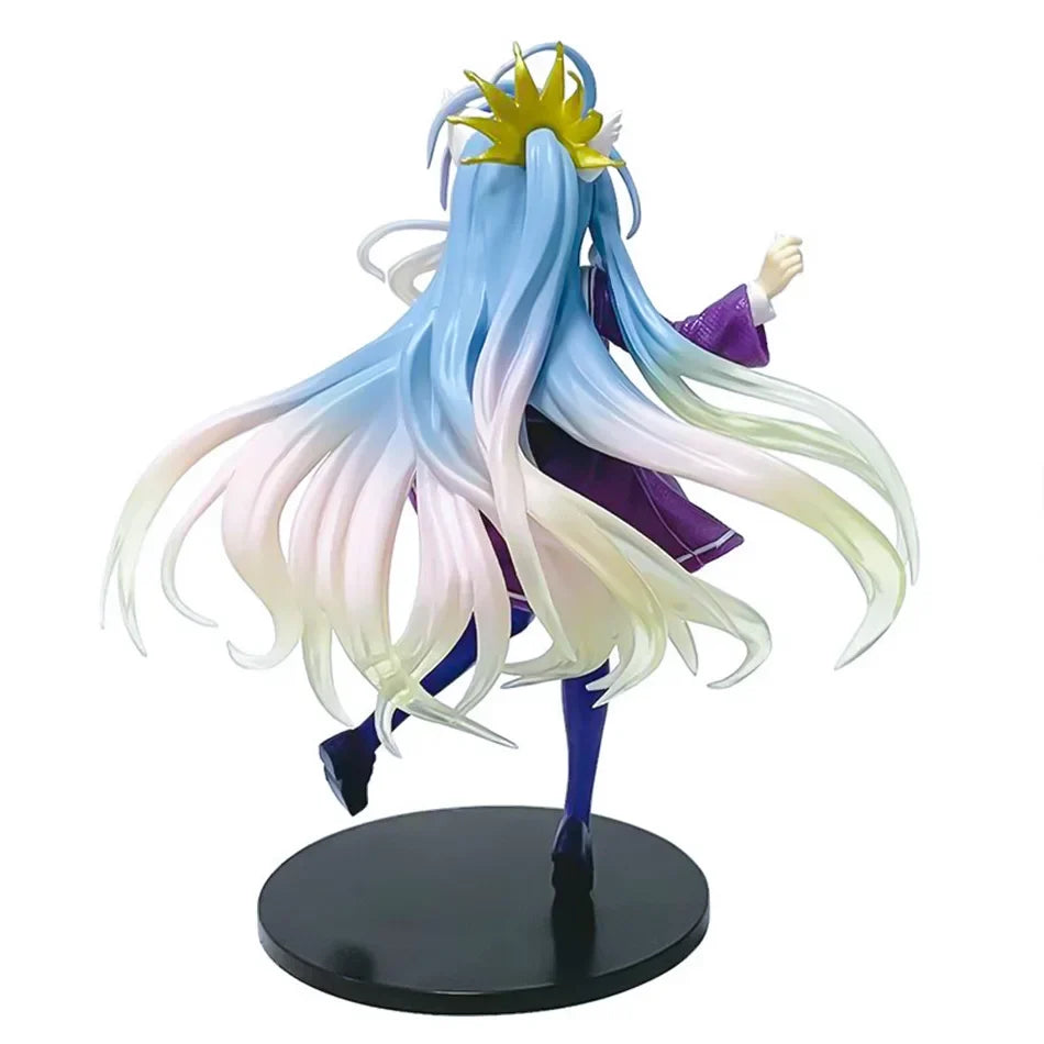 Anime NGNL No Game No Life White " 18.5CM Shiro PVC Model Action Figures Model Collection Ornament Toy Holiday Gif In stock Hot