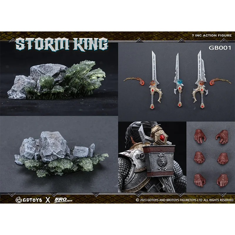 In Stock 100% Original GDTOYS X BROTOYS Full Set Storm King Miniature Action Figurine GB001 Anime Action Collection Figure Model