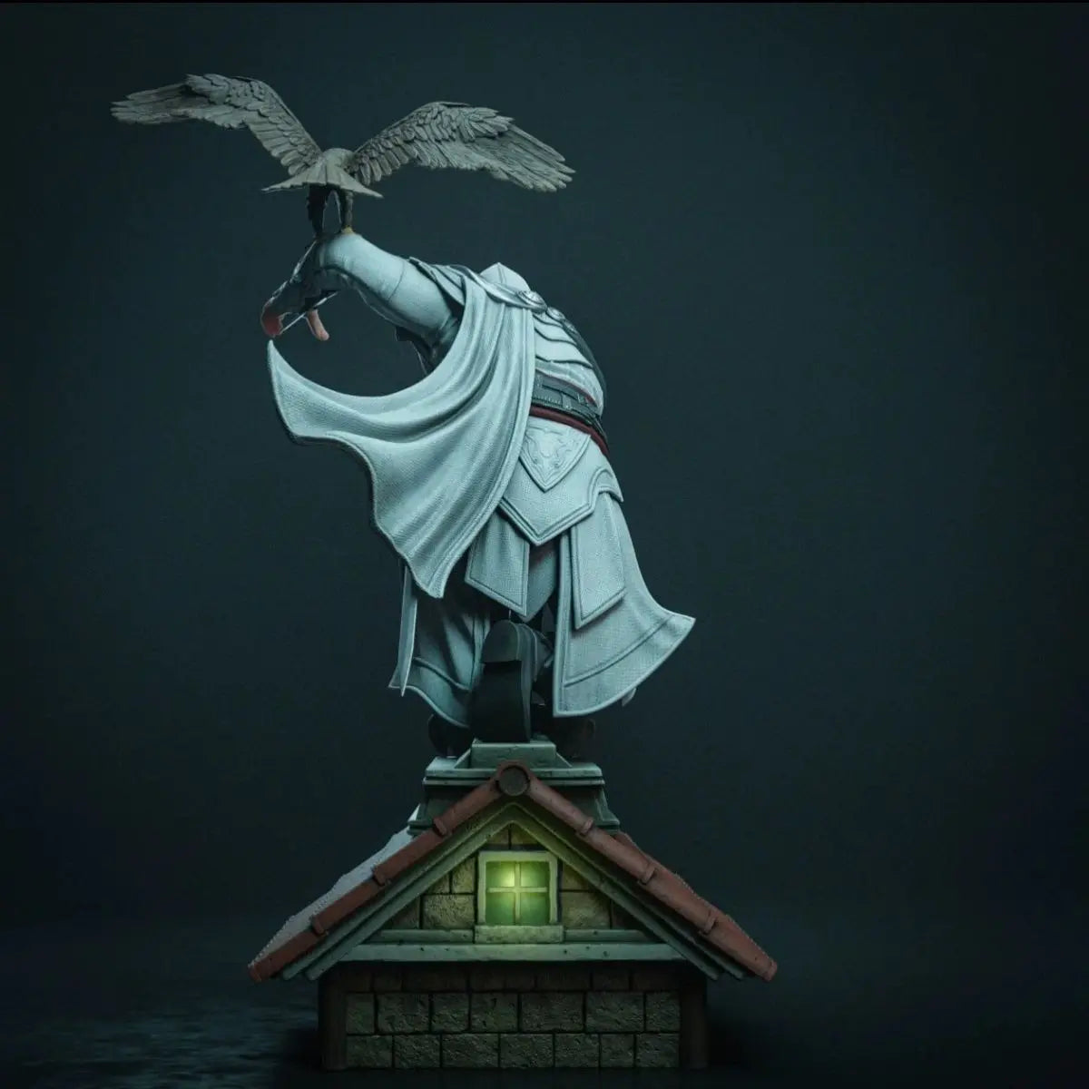 3D Printed Resin Models Creed Assassinator Aegio High-precision Mold Toy Painting Practice Ornaments