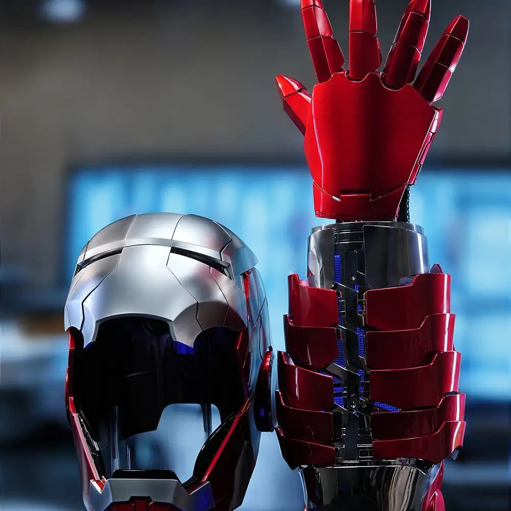 Spark Studio 1:1 Scale Sp001 Wearable Mk5 Mech-Arm Voice Control Remote Touch Activate Iron Man Armor Christmas Collect Toy Gift