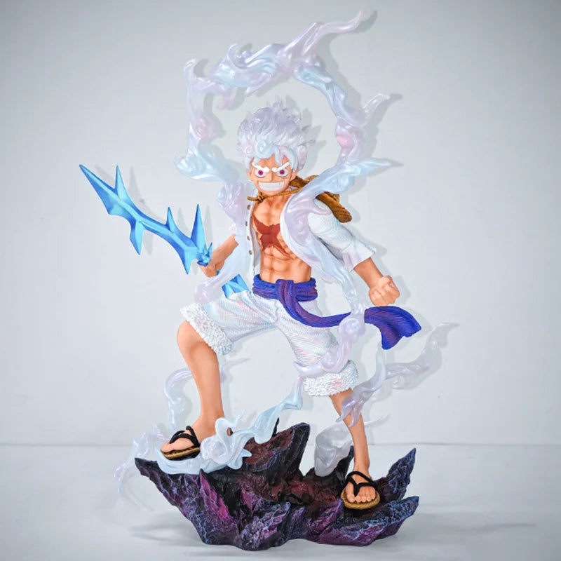 Jt Statue 38cm/14.96inch One Piece Monkey D. Luffy Gear 4 Model Dolls Figurine One Piece Anime Figure Collectible Toys Gifts