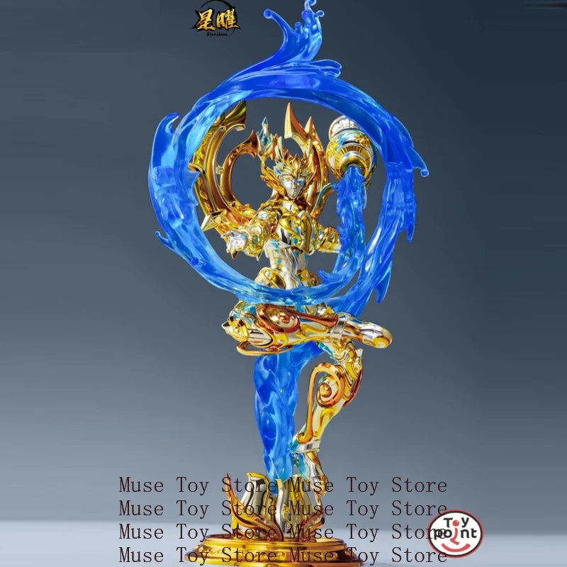 In stockr Toypoint/TP Saint Seiya Myth Cloth EXM Aquarius Camus SOG Totem/Object Gold Knights of the Zodiac Action Figure