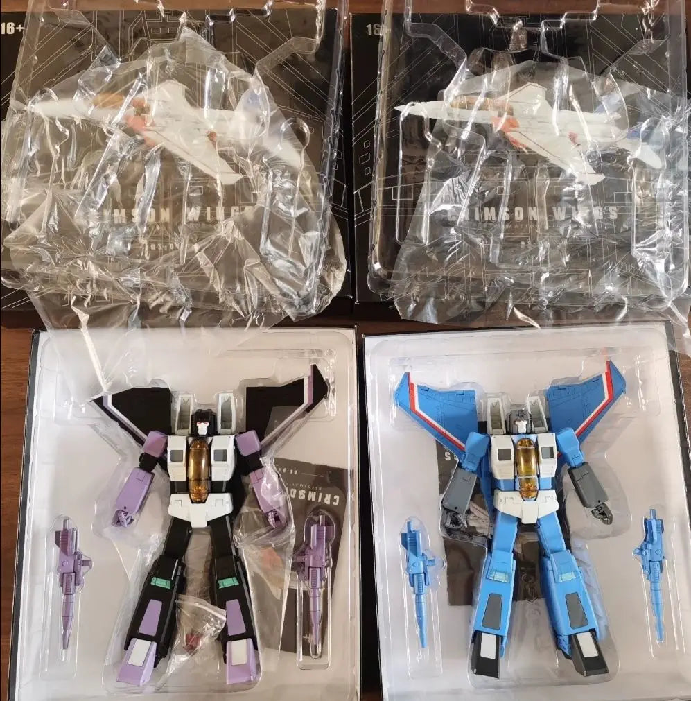 In Stock Transforming Toy Airplane Squad DS01R Purple Upheaval Action Figure Model Collectible Gift