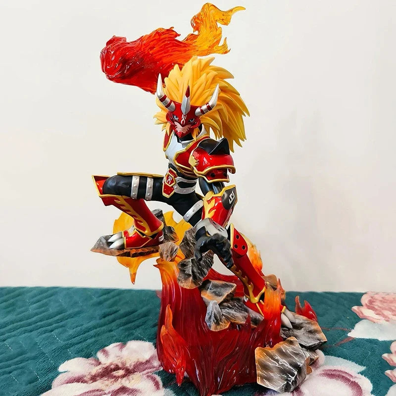 Digimon Adventure Anime Figurines Serise Agni Agnimon Figurines Pvc Statue Collection Model Office Decoration Birthday Toys Gift