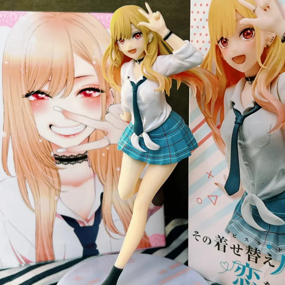 3pcs My dear dress marin kitagawa liz see cute anime figure pvc collection model table ornament toys kids birthday gift‘s
