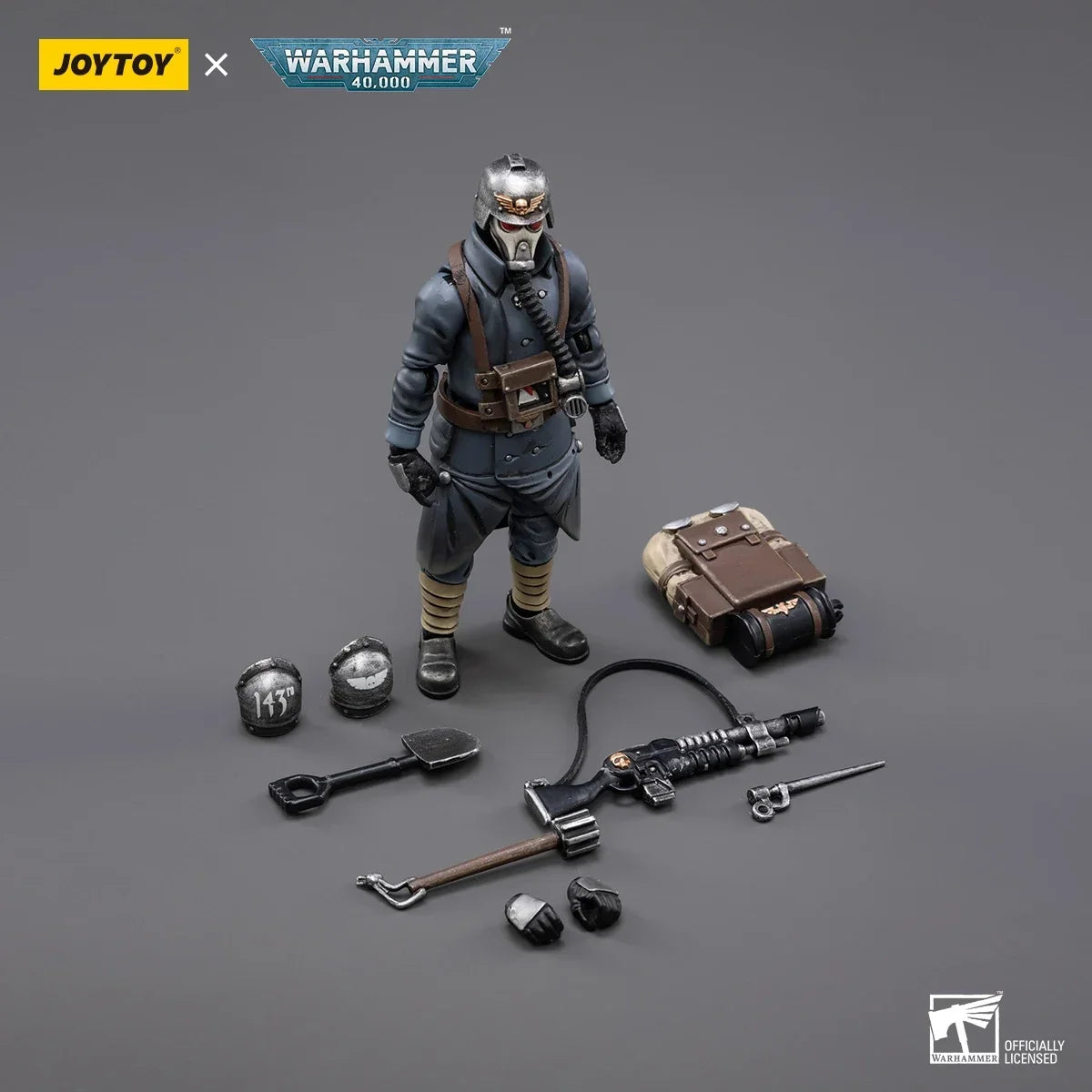 【MT】 JOYTOY 1/18 Action Figure Warhammer 40K Astra Militarum Death Korps of Krieg Veteran Squad Anime Figures Toys Model