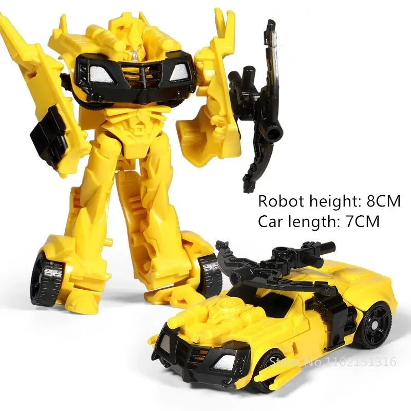 Mini Transformation Robot Kit Toys Models 2 In 1 Deformed Car Toy Robots Toys for Kids Gift  Action Figure Children Toys