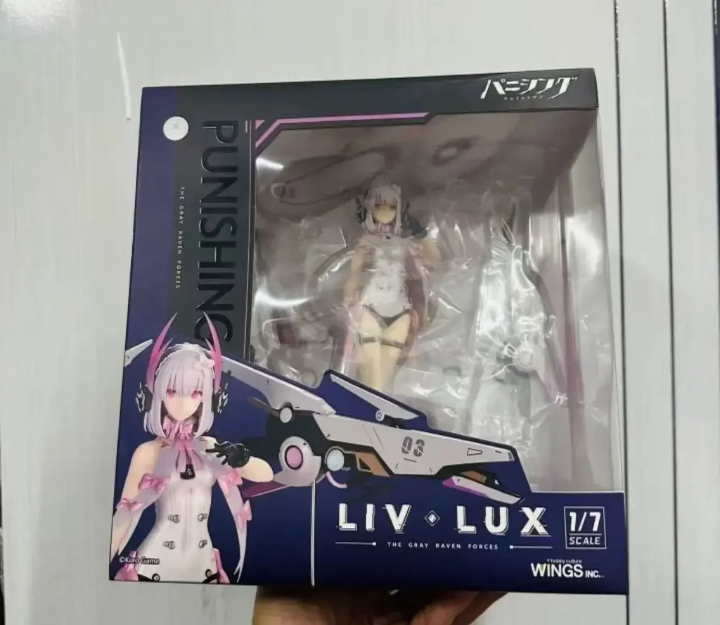 In Stock Gray Raven Punishing Liv Game Statue 100% Original Wings Inc Pvc Action Character Series Model Toy Gift 27cm