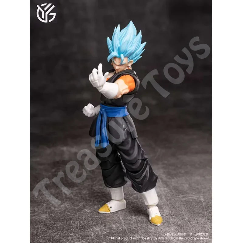 YG-mw Studio Vegito Figure Dragon Ball SHF Super Saiyan God Vegito Vegetto Anime Action Figures Figurine Model Kids Gifts Toys